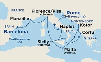 conseil croisiere mediterranée