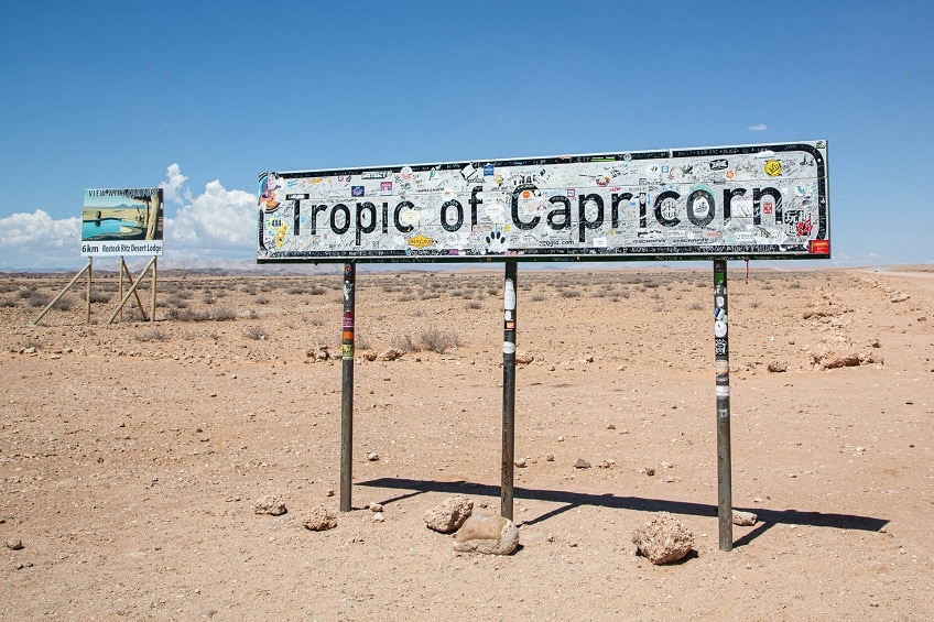 tropique du capricorne namibie