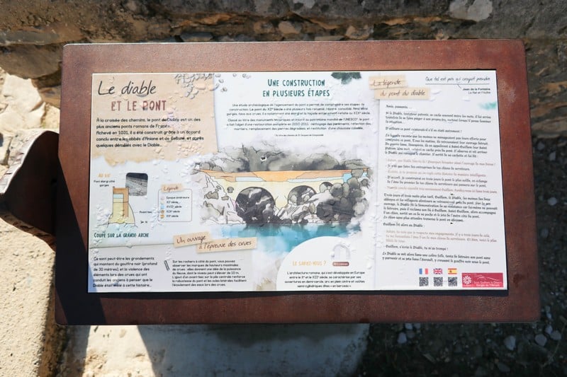 pont du diable panneau