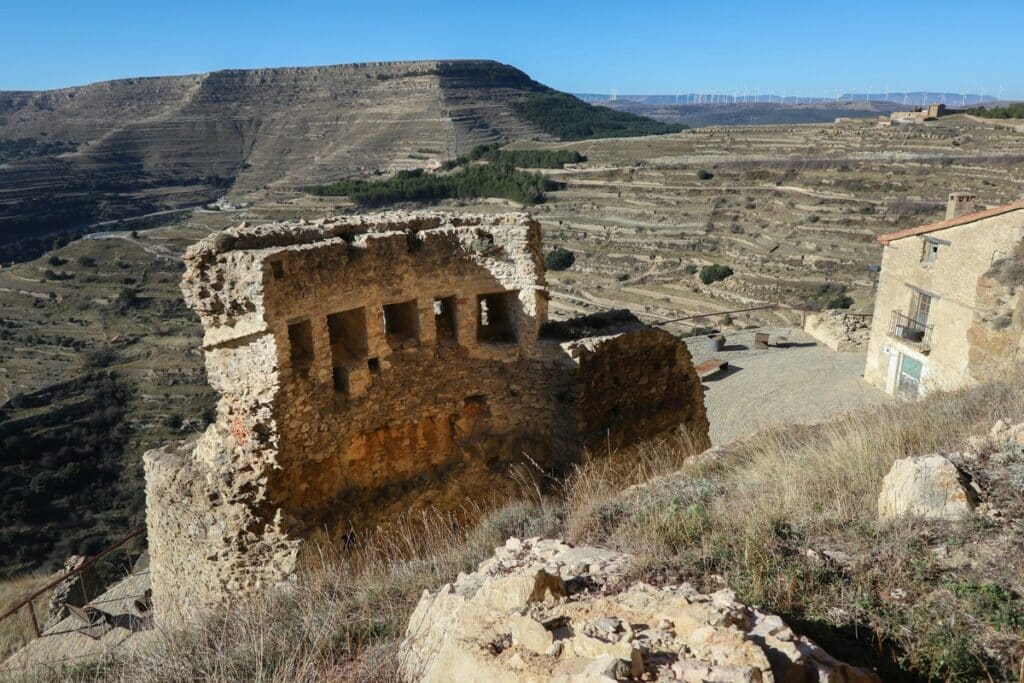 ancien mur ares del maestrat