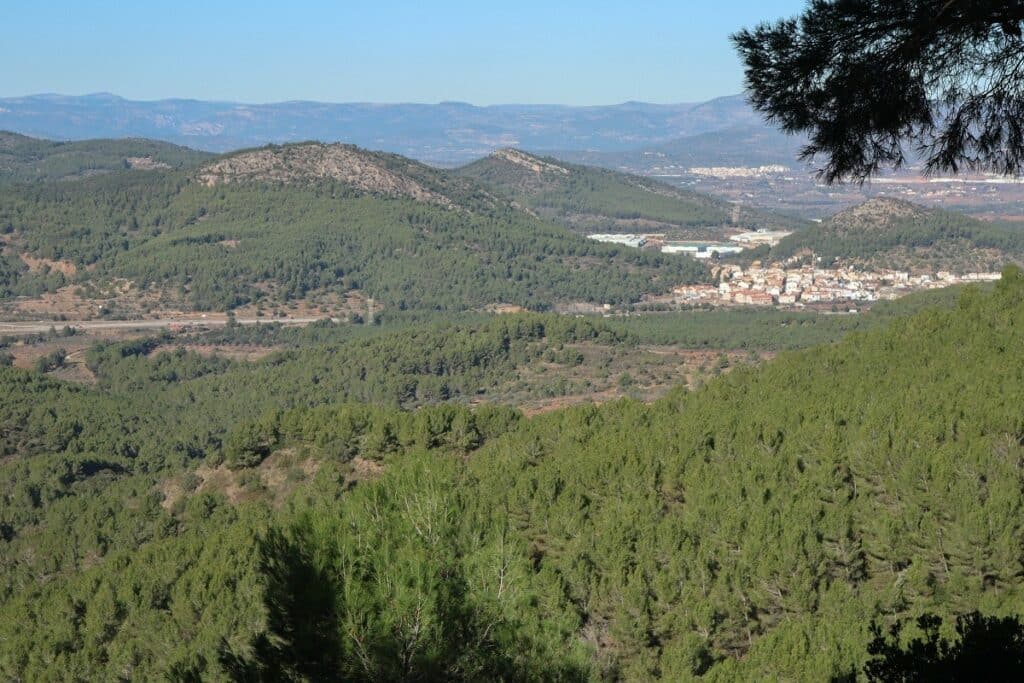 vue depuis le désert de las palmas