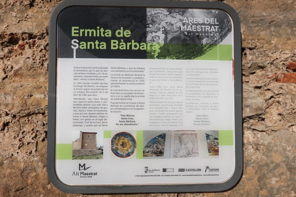 panneau ermitage de santa barbara