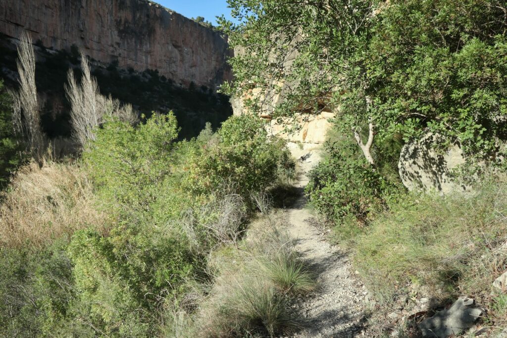 sentier de randonnée chulilla