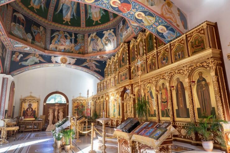 église orthodoxe russe altea interieur