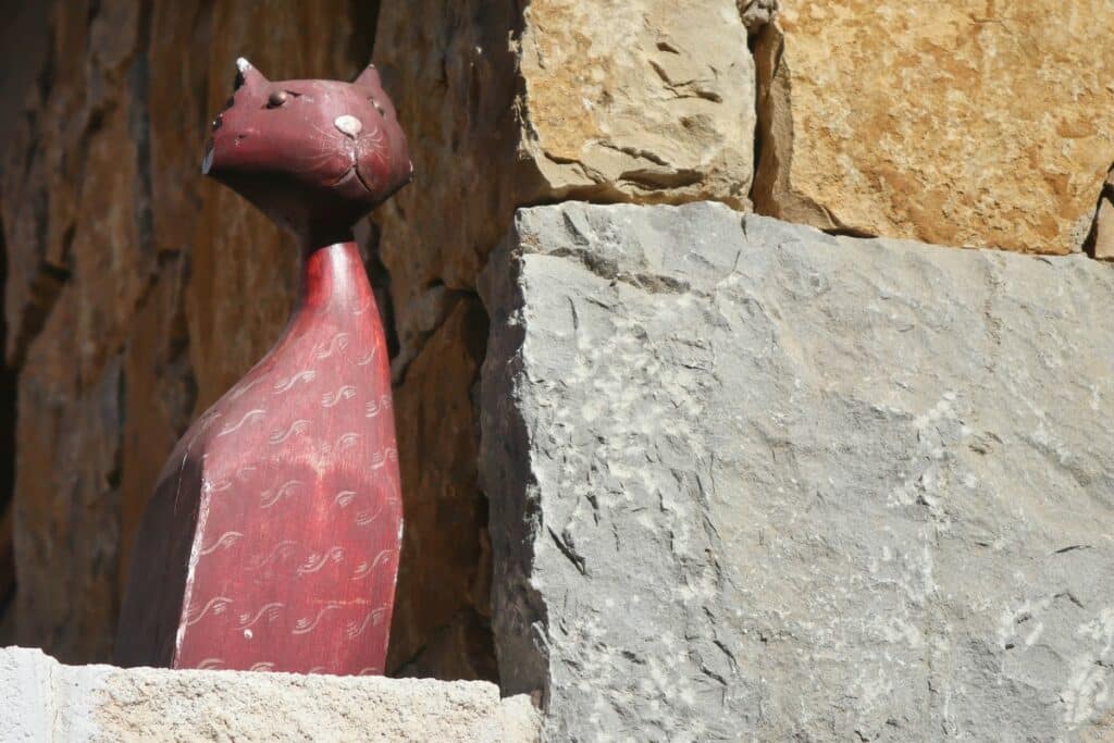 statue de chat