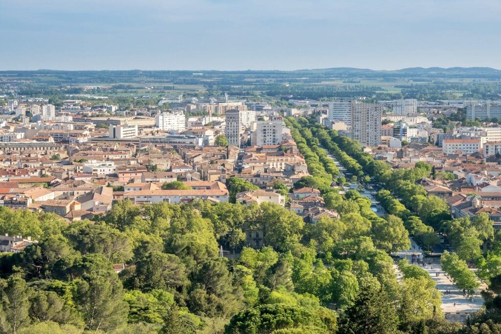 vue depuis la tour magne