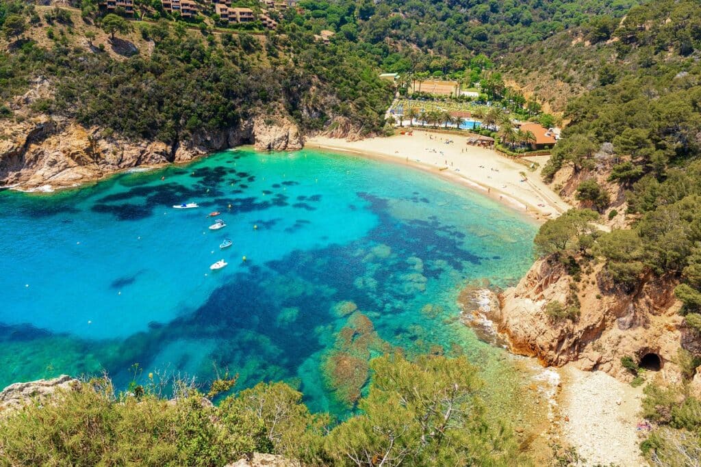 plage Giverola costa brava