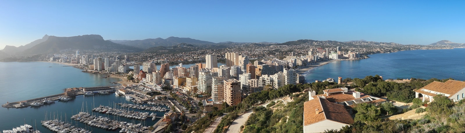 panorama sur calpe