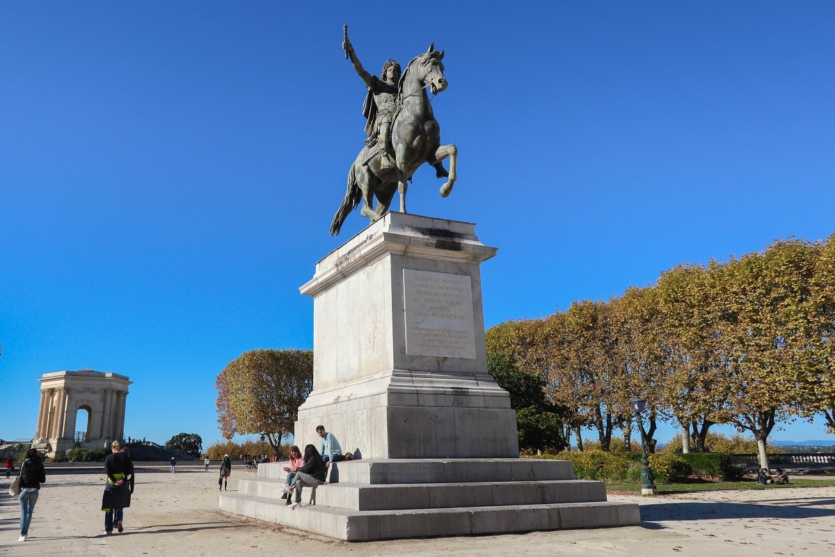 promenade du Peyrou montpellier