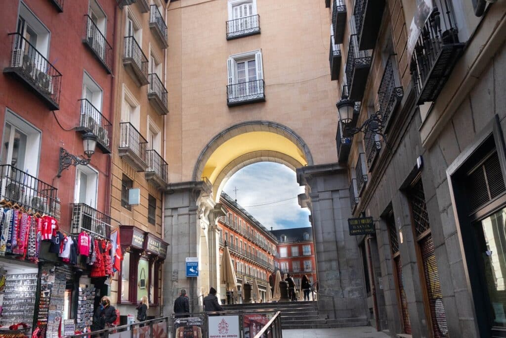 entrée Plaza Mayor