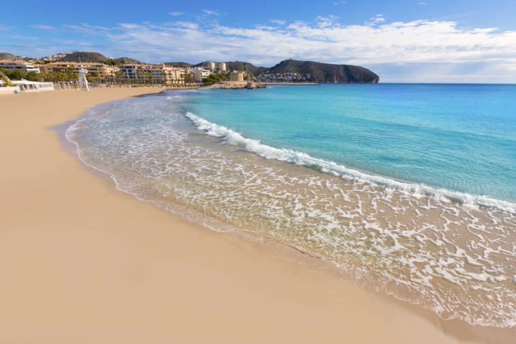 plage ampolla moraira