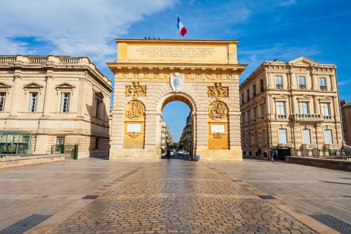 arc de triomphe de montpellier