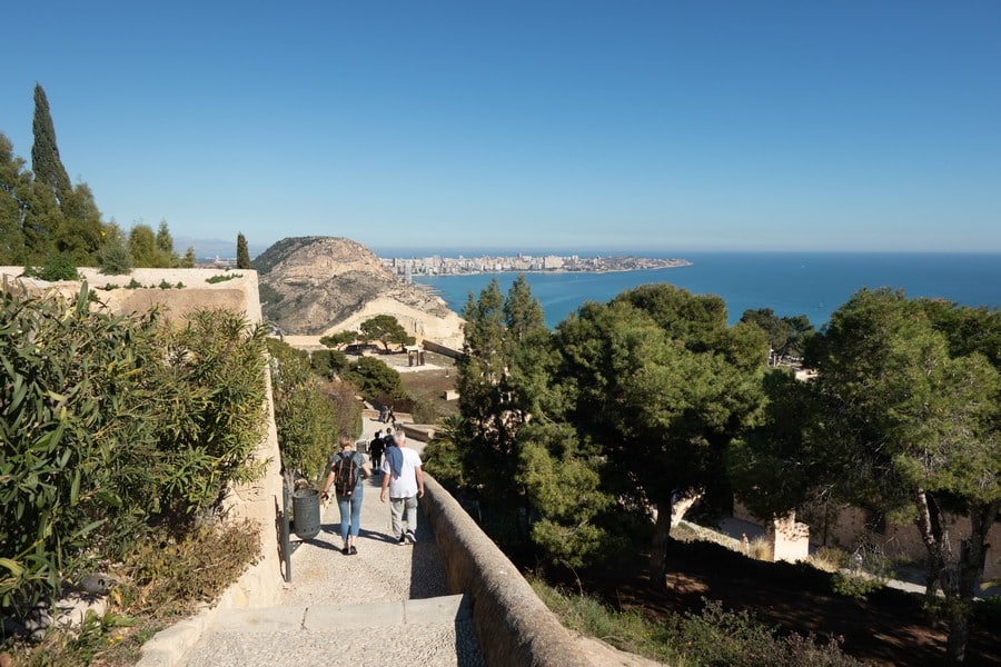 visite du château d'alicante