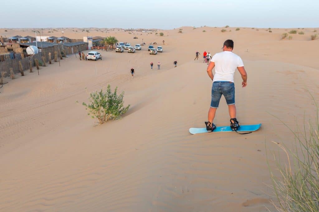 sandboard à Dubaï