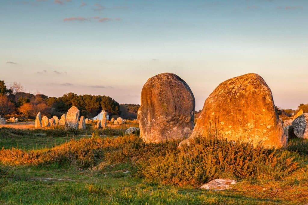 coucher de soleil carnac