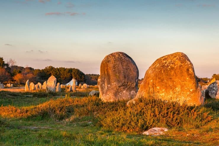 coucher de soleil carnac