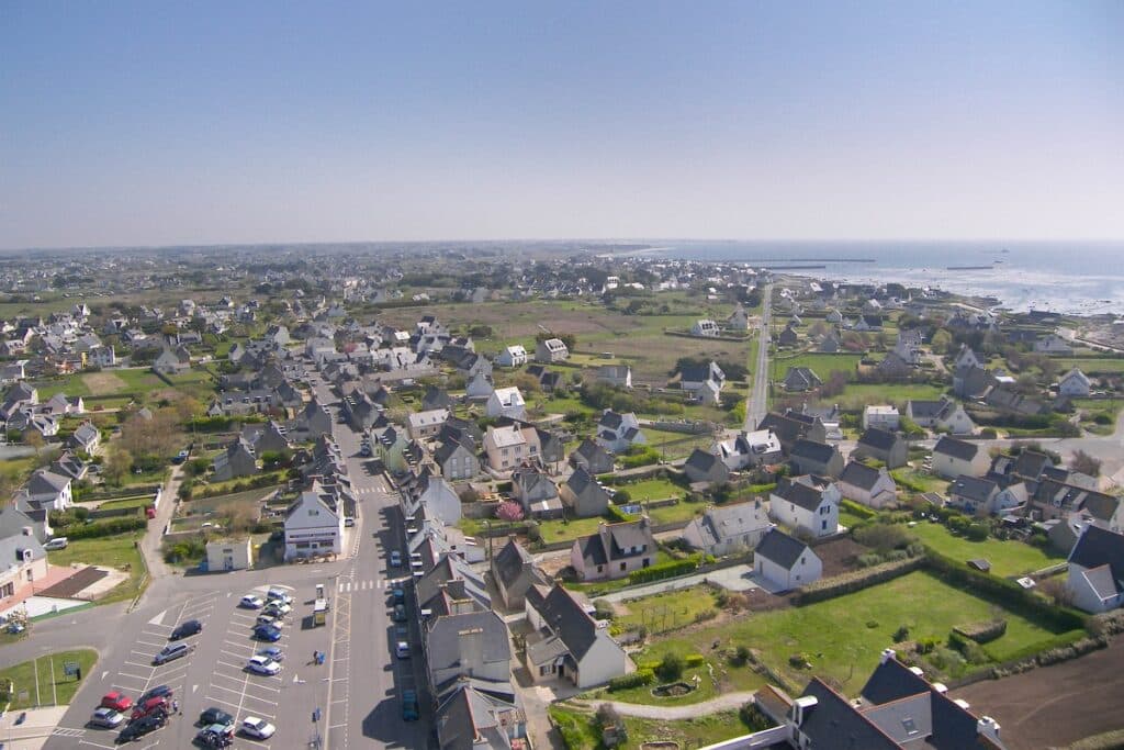 vue sur la pointe de penmarch