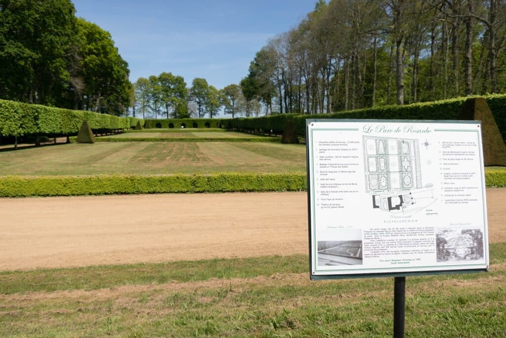 parc du chateau de rosanbo