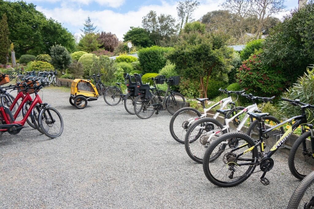 visiter bréhat à vélo