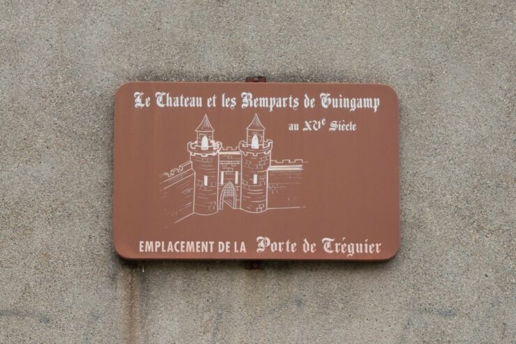panneau porte de treguier