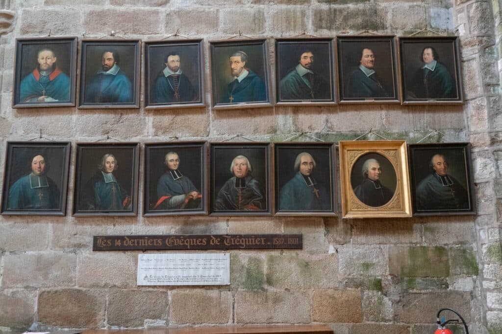 portraits des eveques de treguier