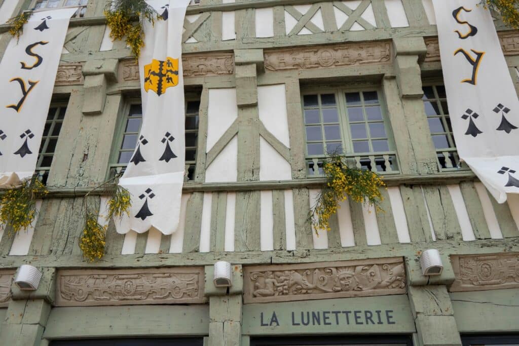 maison à pans de bois treguier