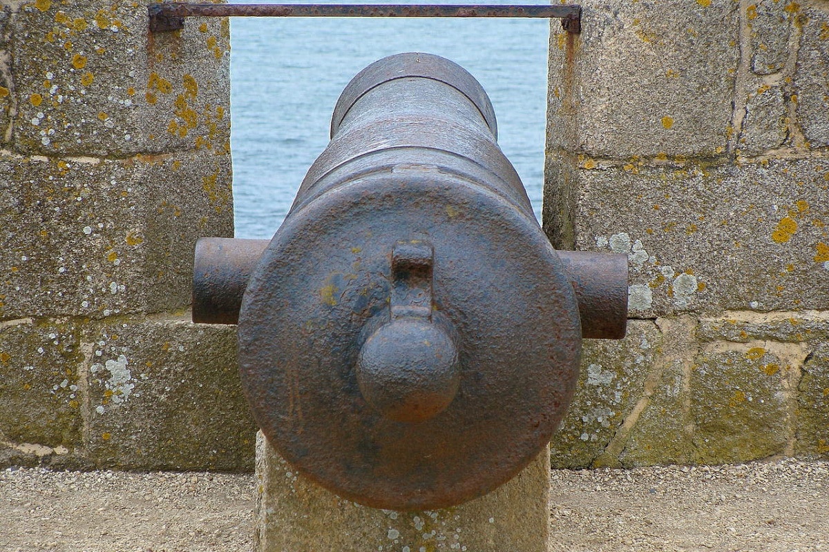 canon à la citadelle de port-louis