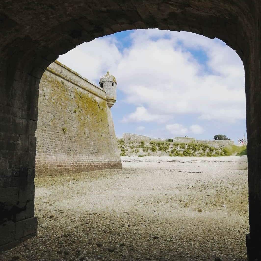 vue sur la citadelle de port-louis