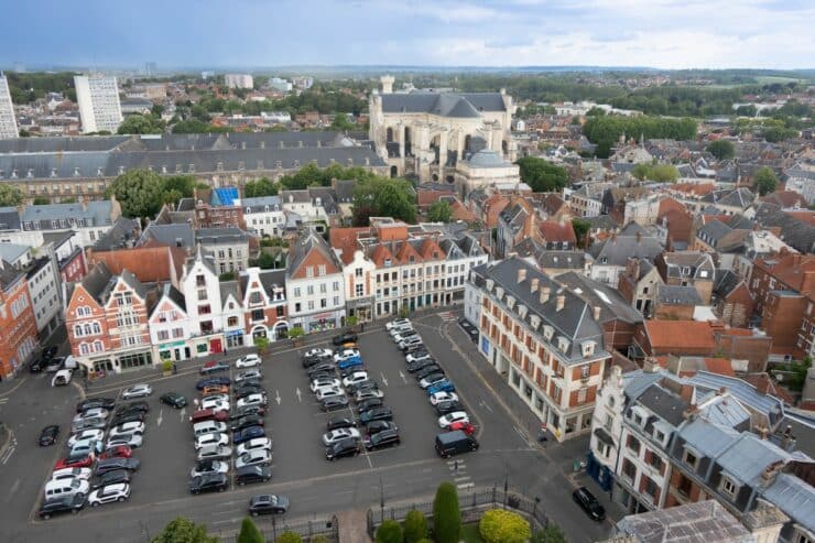 vue depuis beffroi arras