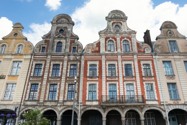 façades maisons arras