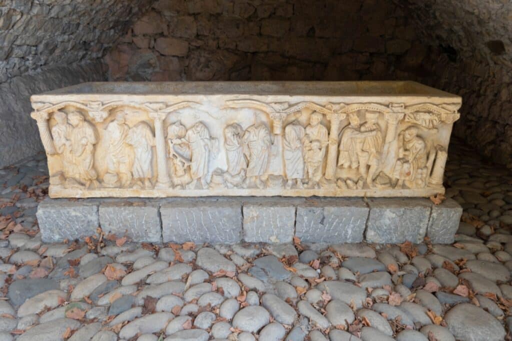 sarcophage paléochrétien