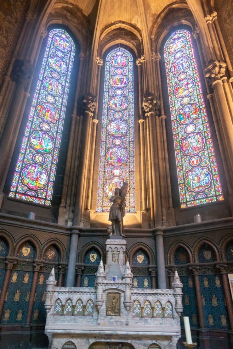 intérieur cathédrale Notre-Dame de la Treille