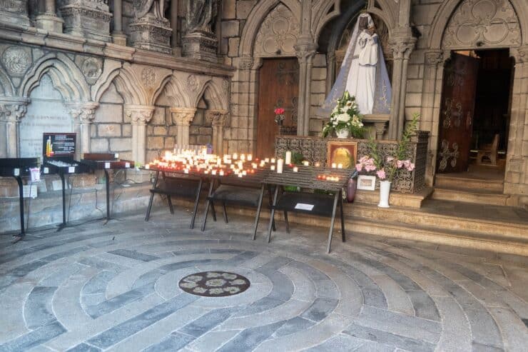 labyrinthe basilique guingamp