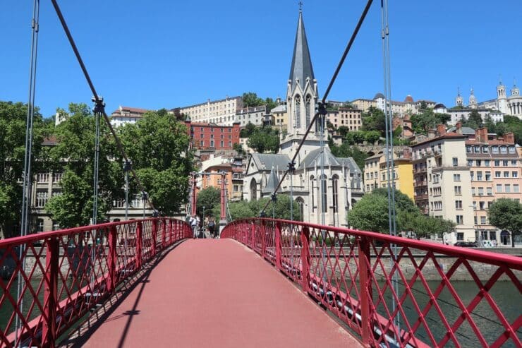 pont piéton lyon