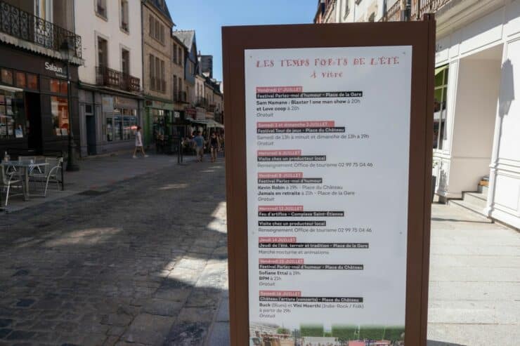 évènements en été