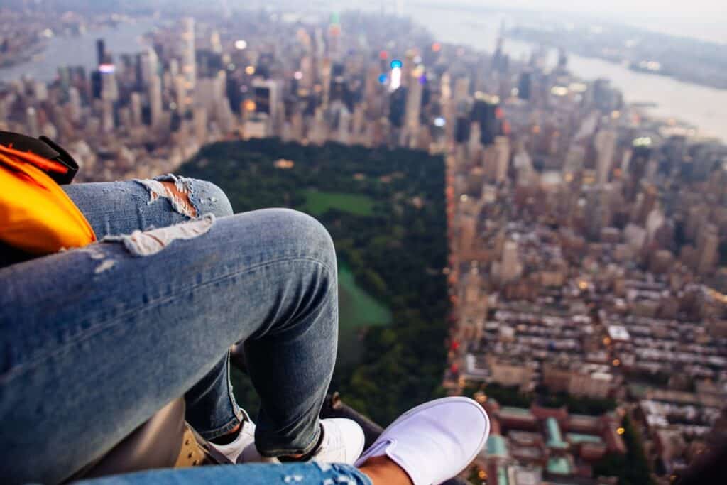 survol de New York en hélicoptère