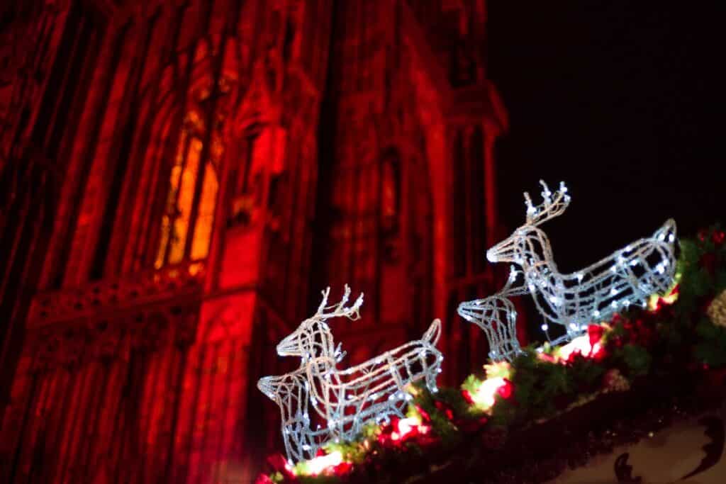 cathédrale Strasbourg en Hiver
