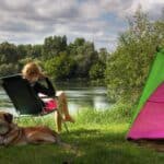 camping bord de rivière