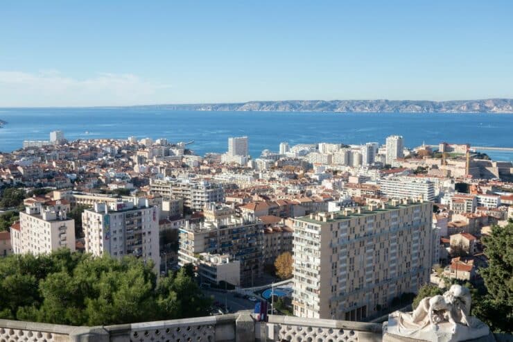 vue depuis notre dame de la garde