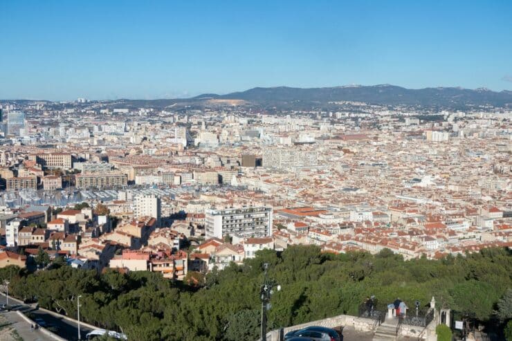 vue depuis notre dame de la garde