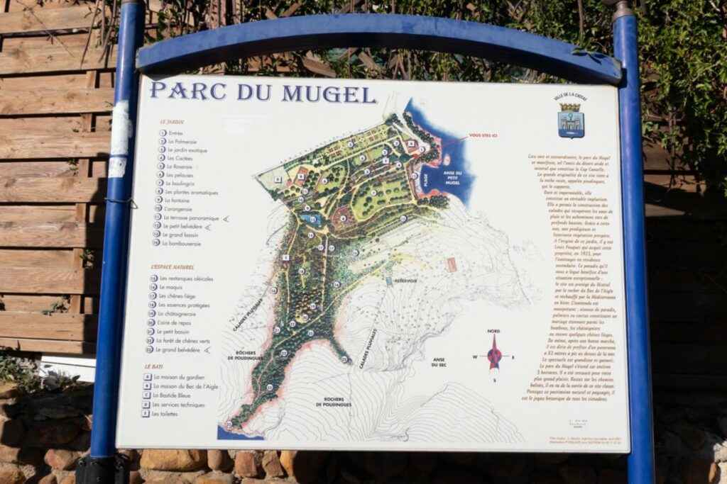 parc du Mugel panneau informatif
