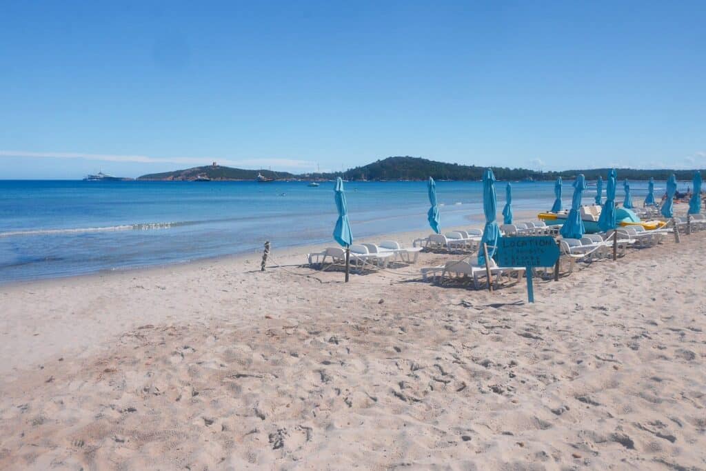 plage de pinarello Sainte Lucie de Porto Vecchio