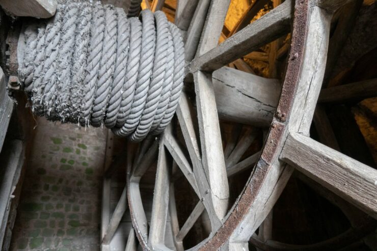 roue et cordage