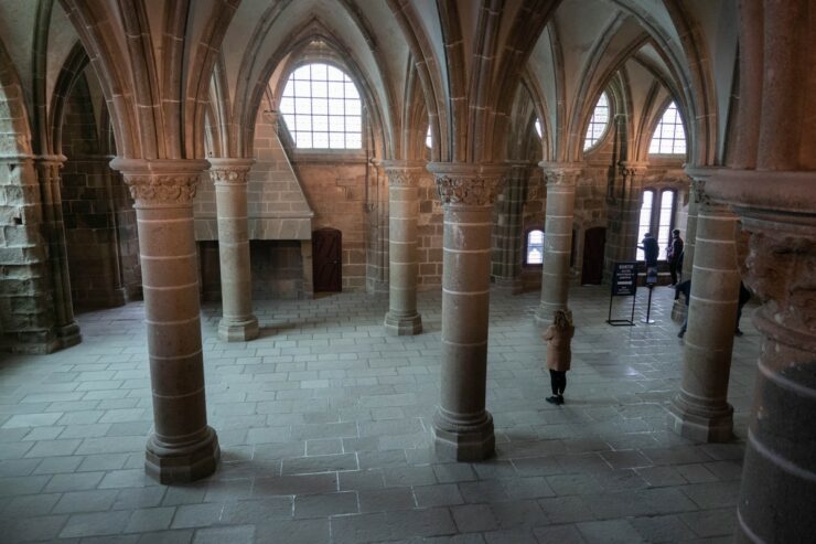 mont saint michel salle des chevaliers