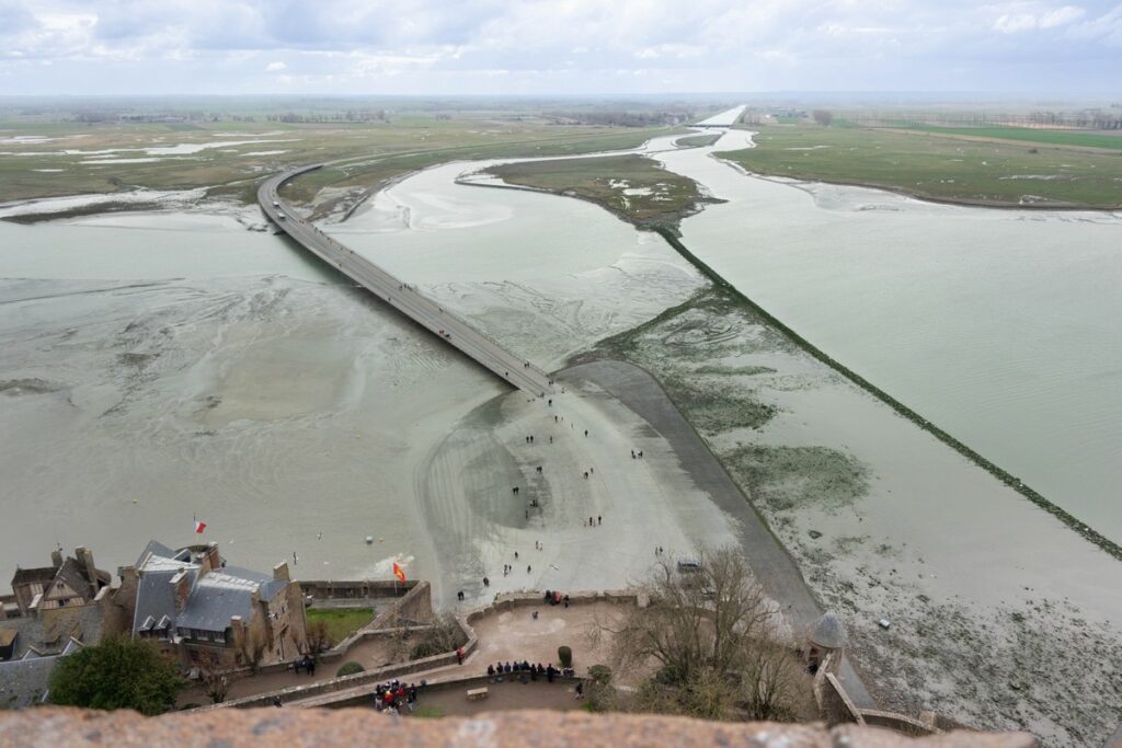 vue baie du mont saint michel