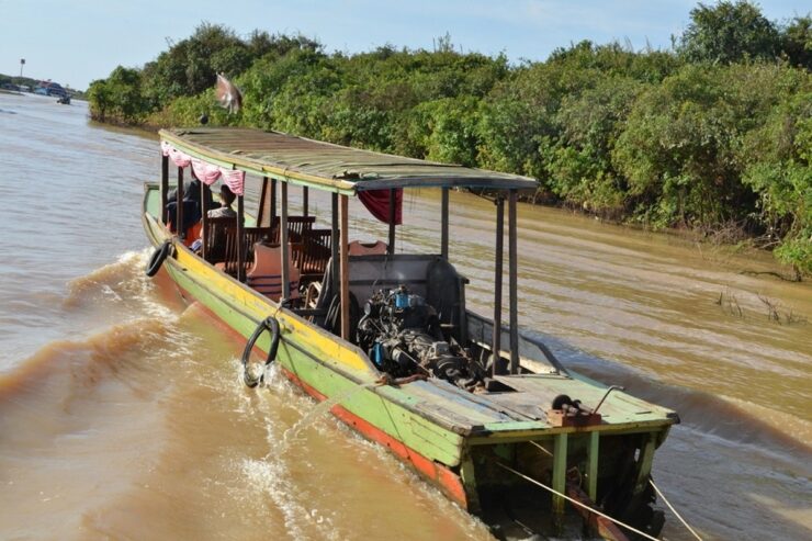fleuve mékong au cambodge