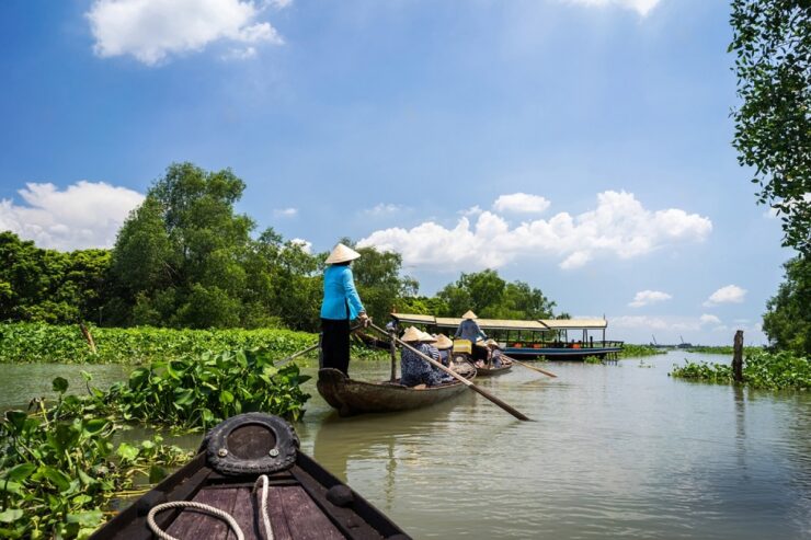 fleuve mékong au vietnam