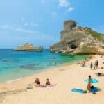 la plage saint antoine près de Bonifacio
