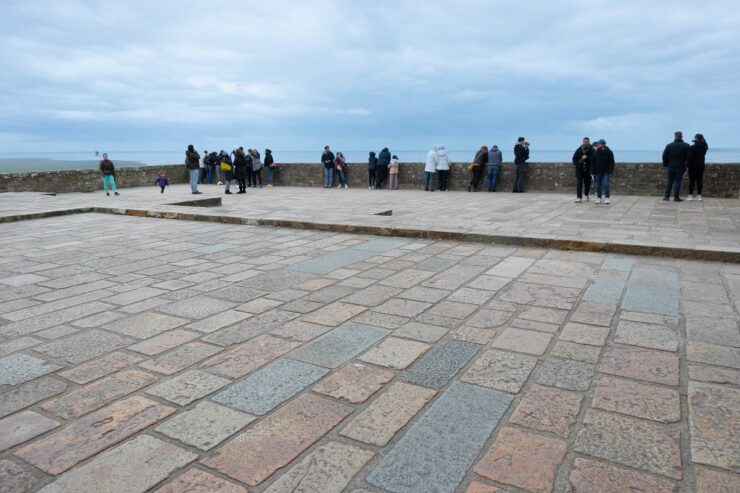 abbaye mont saint michel terrasse ouest
