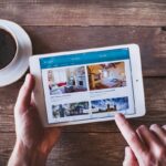 plateforme de location de maison sur tablette